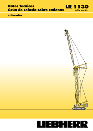 Raupenkrane-GA Liebherr LR 1110
