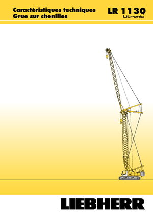 Raupenkrane-GA Liebherr LR 1110