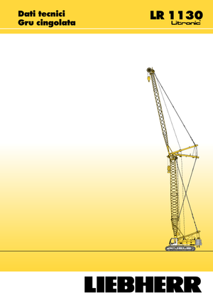 Raupenkrane-GA Liebherr LR 1110