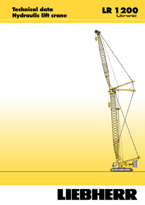 Raupenkrane-GA Liebherr LR 1200