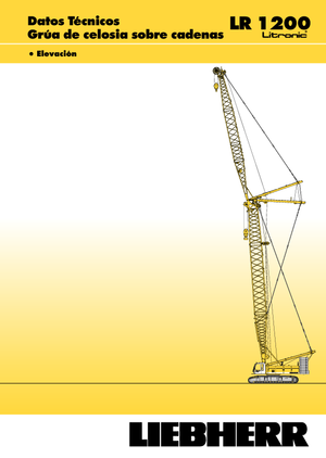Raupenkrane-GA Liebherr LR 1200