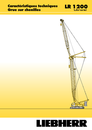Raupenkrane-GA Liebherr LR 1200