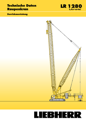 Raupenkrane-GA Liebherr LR 1280