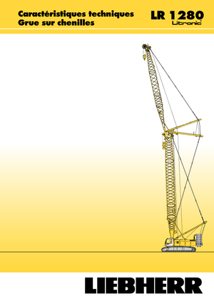 Raupenkrane-GA Liebherr LR 1280