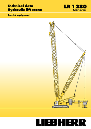 Raupenkrane-GA Liebherr LR 1280