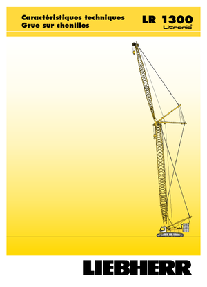 Raupenkrane-GA Liebherr LR 1300 SX