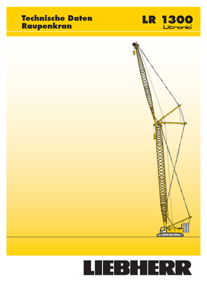 Raupenkrane-GA Liebherr LR 1300 SX
