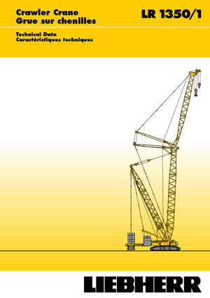 Raupenkrane-GA Liebherr LR 1350/1
