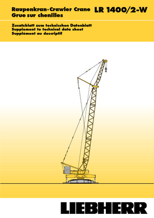 Raupenkrane-GA Liebherr LR 1400/2