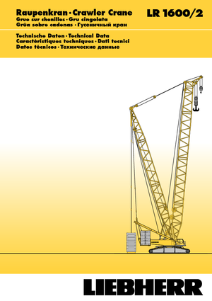 Raupenkrane-GA Liebherr LR 1600/2