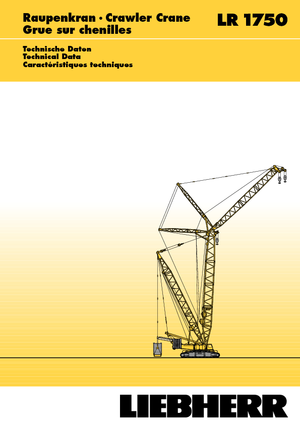 Raupenkrane-GA Liebherr LR 1750
