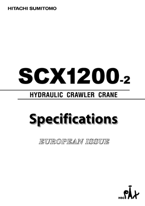 Raupenkrane-GA Hitachi Sumitomo SCX 1200-2