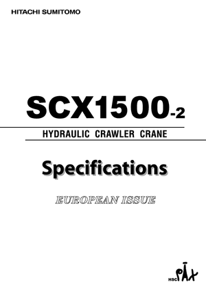 Raupenkrane-GA Hitachi Sumitomo SCX 1500-2