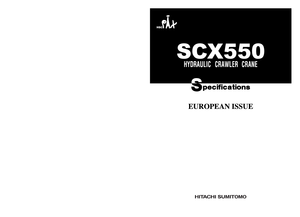 Raupenkrane-GA Hitachi Sumitomo SCX 550
