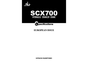 Raupenkrane-GA Hitachi Sumitomo SCX 700