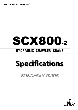 Raupenkrane-GA Hitachi Sumitomo SCX 800-2