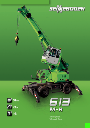 Raupenkrane-Tele Sennebogen 613 R