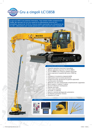 Raupenkrane-Tele Maeda LC 1385 B