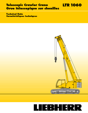 Raupenkrane-Tele Liebherr LTR 1060