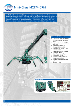 Raupenkrane-Tele Maeda MC 174 CRM *