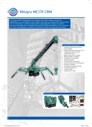 Raupenkrane-Tele Maeda MC 174 CRM *