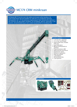 Raupenkrane-Tele Maeda MC 174 CRM *