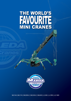 Raupenkrane-Tele Maeda MC 405 CRME