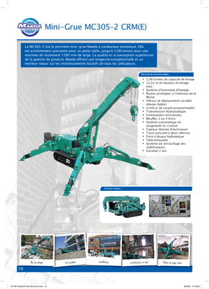 Raupenkrane-Tele Maeda MC 305 CRM-E