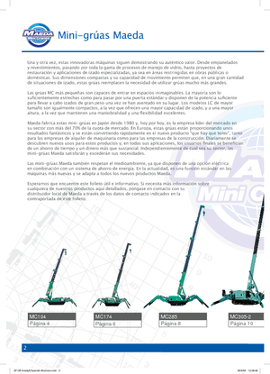 Raupenkrane-Tele Maeda MC 405 CRME