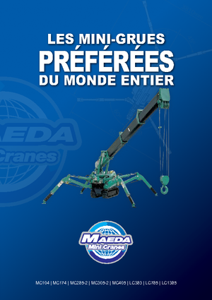 Raupenkrane-Tele Maeda MC 405 CRME