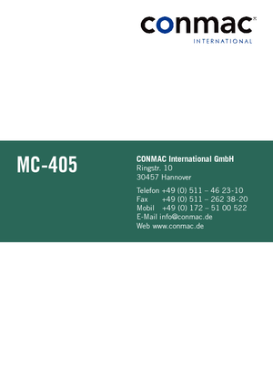 Raupenkrane-Tele Maeda MC 405 CRME