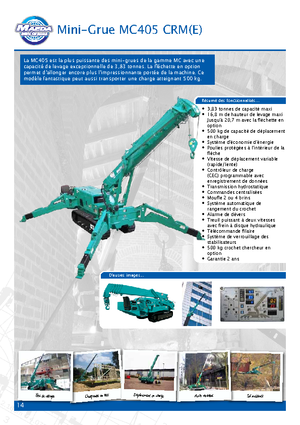 Raupenkrane-Tele Maeda MC 405 CRME