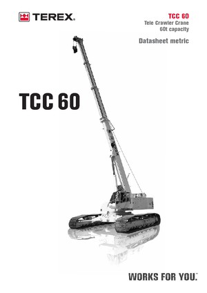 Raupenkrane-Tele Terex Bendini TCC 60