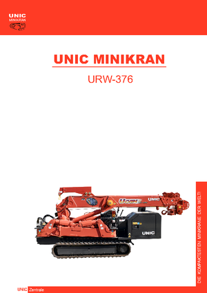 Raupenkrane-Tele UNIC URW-376
