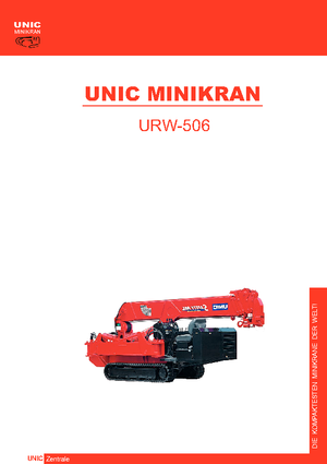 Raupenkrane-Tele UNIC URW 506