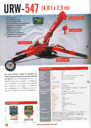 Raupenkrane-Tele UNIC URW-547