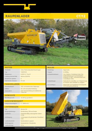 Raupendumper Mastenbroek CT/12