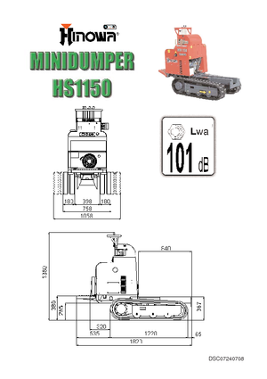Raupendumper Hinowa HS 1150 D