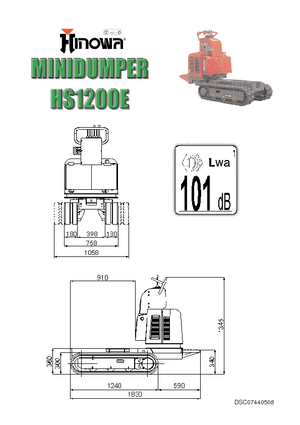 Raupendumper Hinowa HS 1200 E