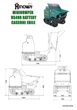 Raupendumper Hinowa HS400