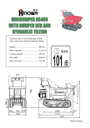 Raupendumper Hinowa HS400