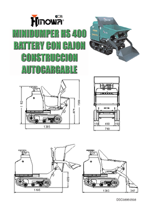 Raupendumper Hinowa HS400