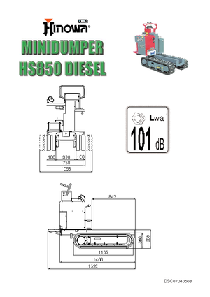 Raupendumper Hinowa HS 850 D