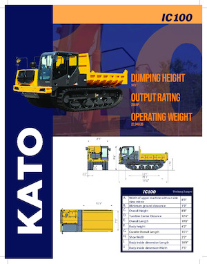 Raupendumper Kato IC100-5