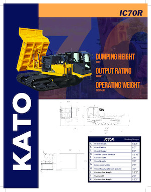 Raupendumper Kato IC70R