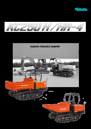 Raupendumper Kubota KC 250 H-4