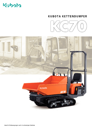Raupendumper Kubota KC 70