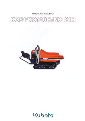 Raupendumper Kubota KC100H
