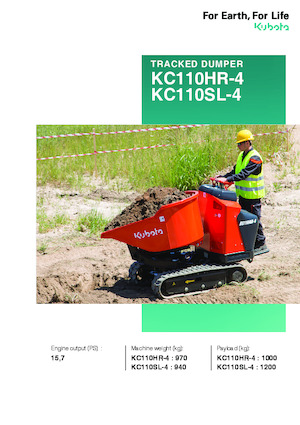 Raupendumper Kubota KC110SL-4