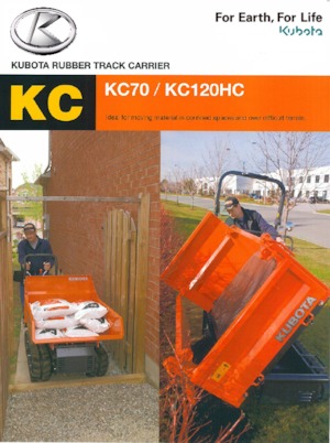 Raupendumper Kubota KC120HC-4